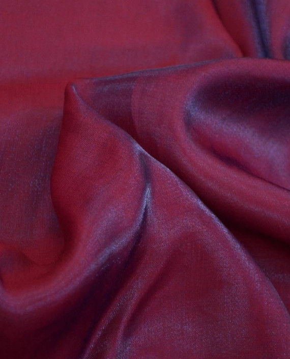Ткань Тафта 116 цвет бордовый картинка