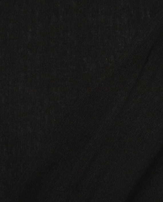 Ткань Трикотаж 1627 цвет черный картинка 2