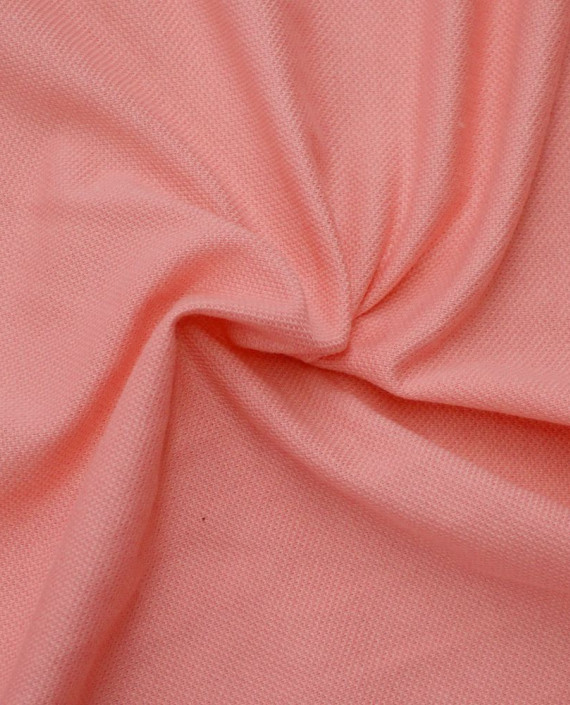 Последний отрез-1.6 м Ткань Трикотаж Пике  21635 цвет розовый картинка