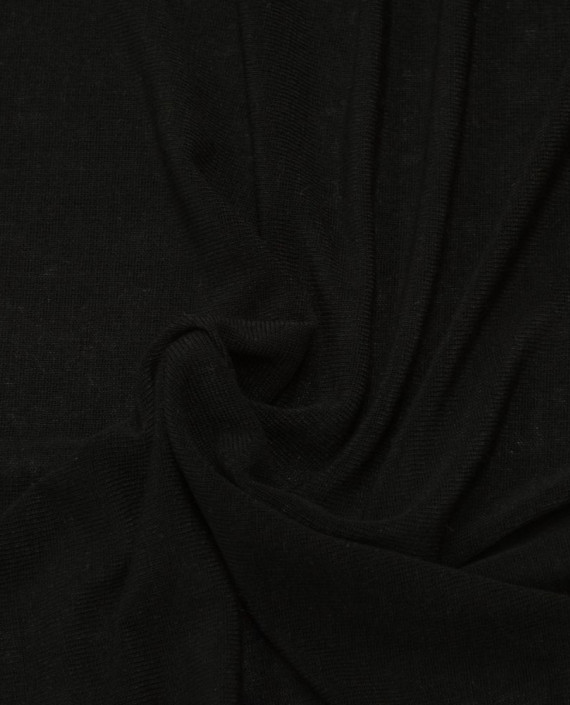 Ткань Трикотаж 1640 цвет черный картинка