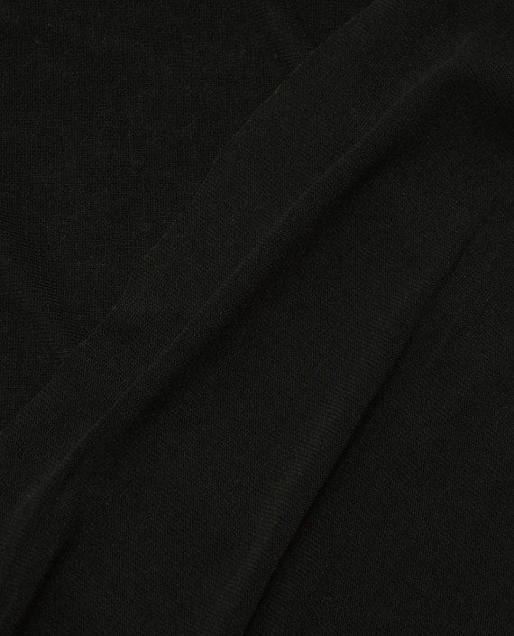 Ткань Трикотаж 1640 цвет черный картинка 2