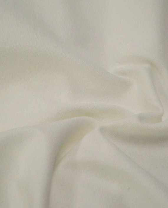 Ткань Трикотаж Хлопковый 1684 цвет белый картинка 2