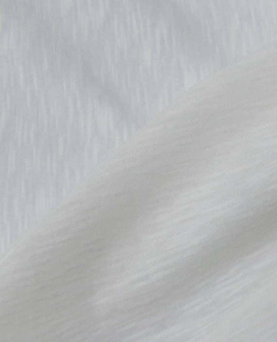 Ткань Трикотаж Льняной 1709 цвет белый картинка 1