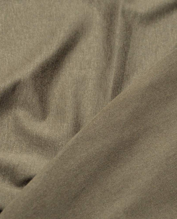Ткань Трикотаж Хлопковый 1726 цвет коричневый картинка 1