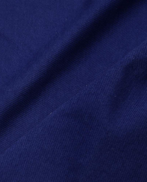 Ткань Трикотаж Хлопковый 1734 цвет синий картинка 1
