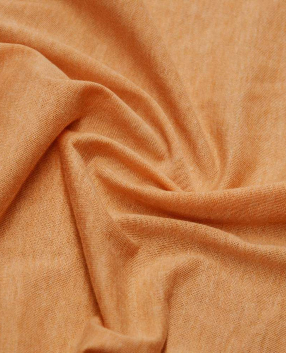 Ткань Трикотаж Хлопковый 1737 цвет оранжевый картинка