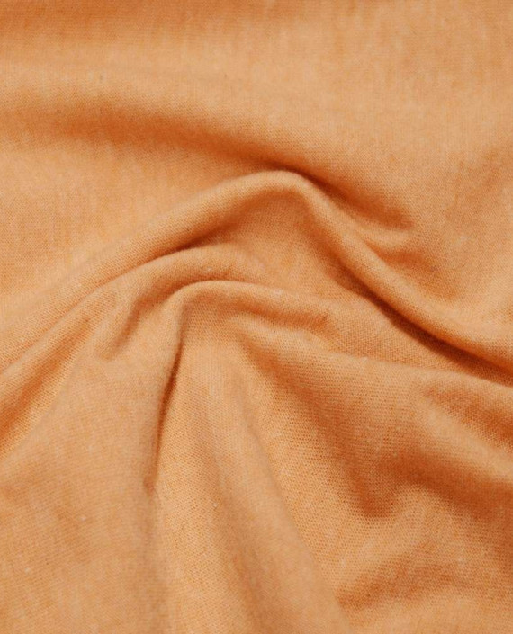 Ткань Трикотаж Хлопковый 1737 цвет оранжевый картинка 1