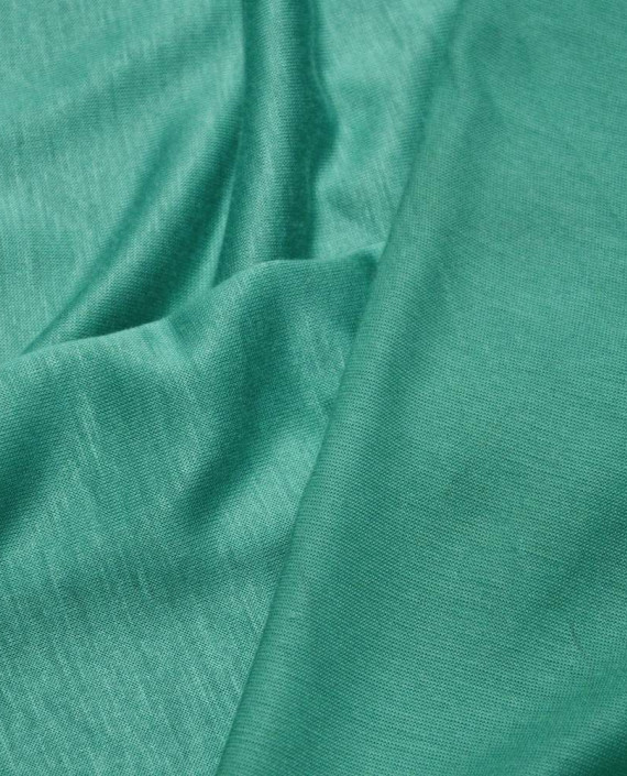 Ткань Трикотаж Хлопковый 1745 цвет зеленый картинка 2