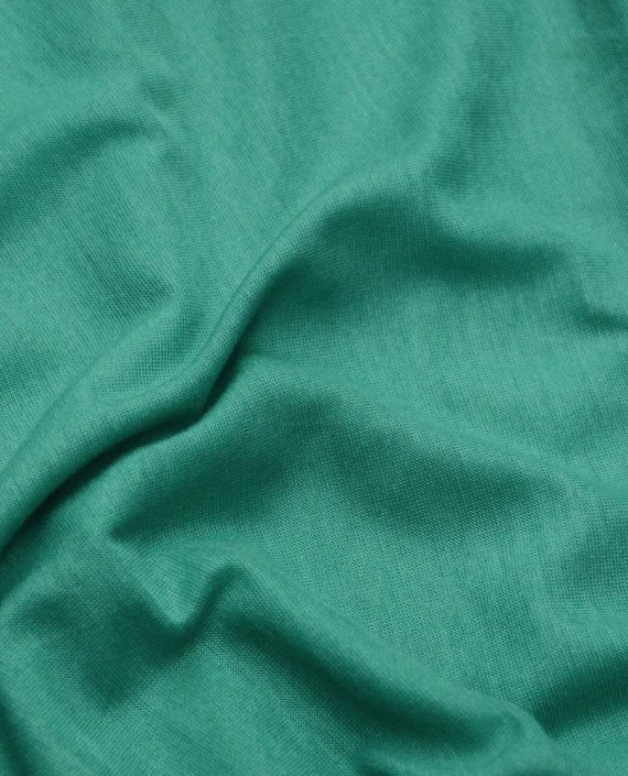 Ткань Трикотаж Хлопковый 1745 цвет зеленый картинка 1
