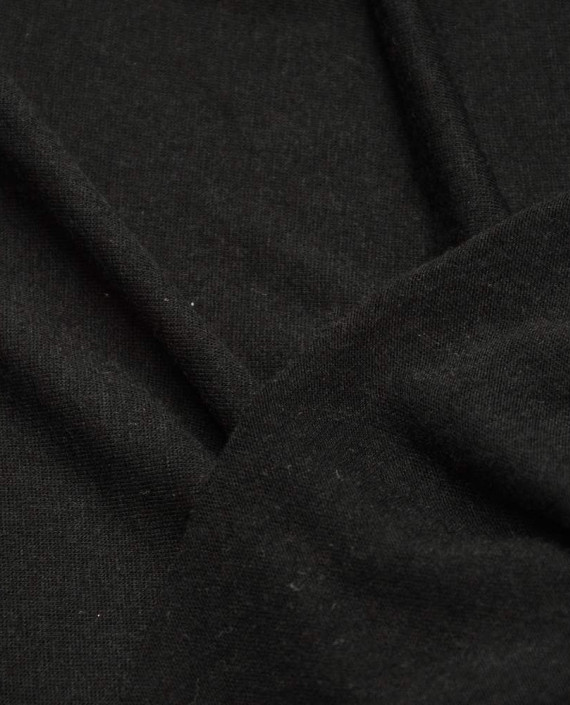 Ткань Трикотаж Хлопковый 1749 цвет черный картинка 1
