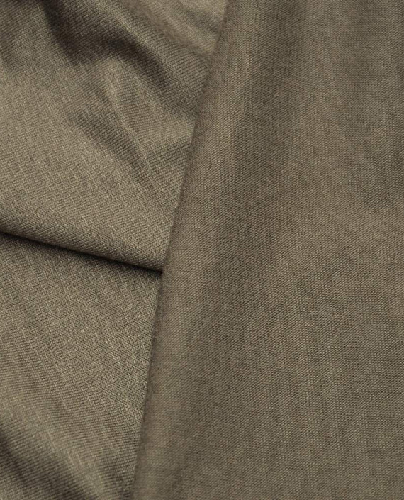 Ткань Трикотаж Хлопковый 1751 цвет коричневый картинка 1