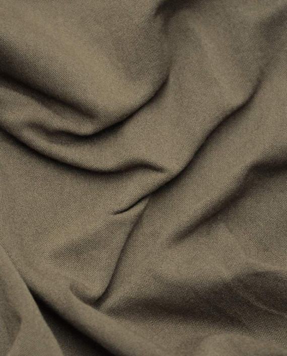 Ткань Трикотаж Хлопковый 1751 цвет коричневый картинка 2