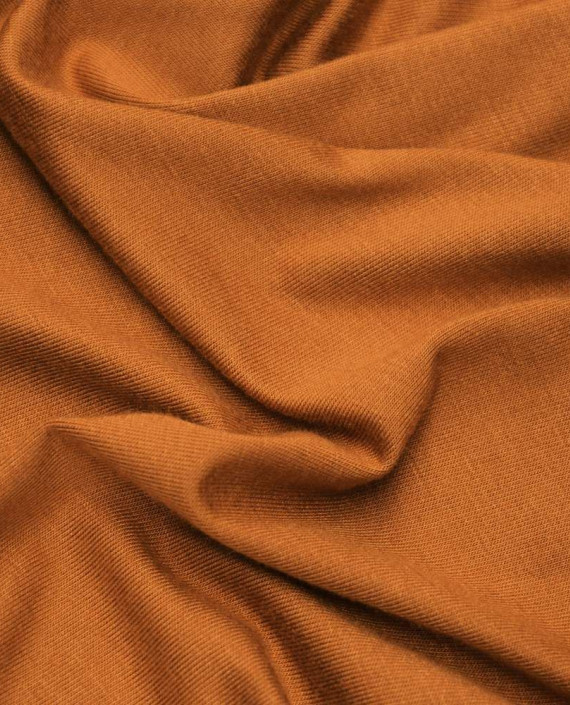 Ткань Трикотаж Хлопковый 1752 цвет оранжевый картинка