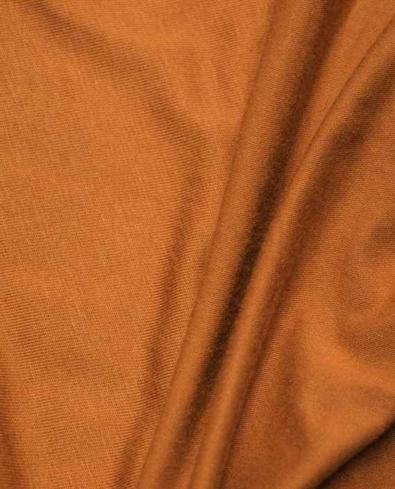 Ткань Трикотаж Хлопковый 1752 цвет оранжевый картинка 1