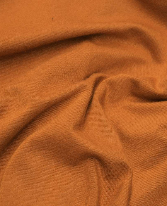 Ткань Трикотаж Хлопковый 1752 цвет оранжевый картинка 2