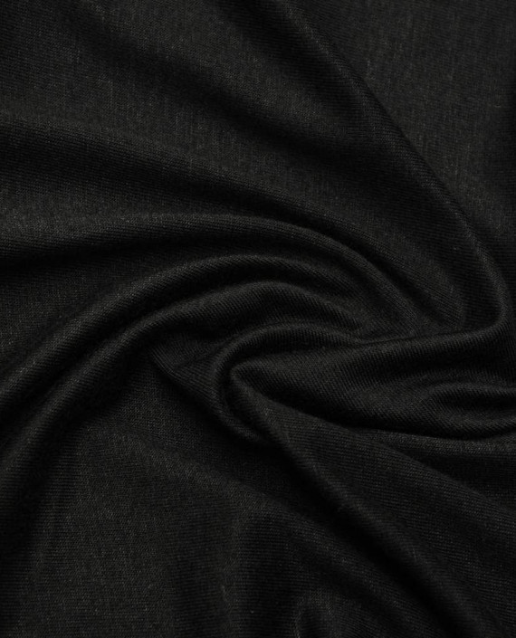 Ткань Трикотаж Хлопковый 1753 цвет черный картинка