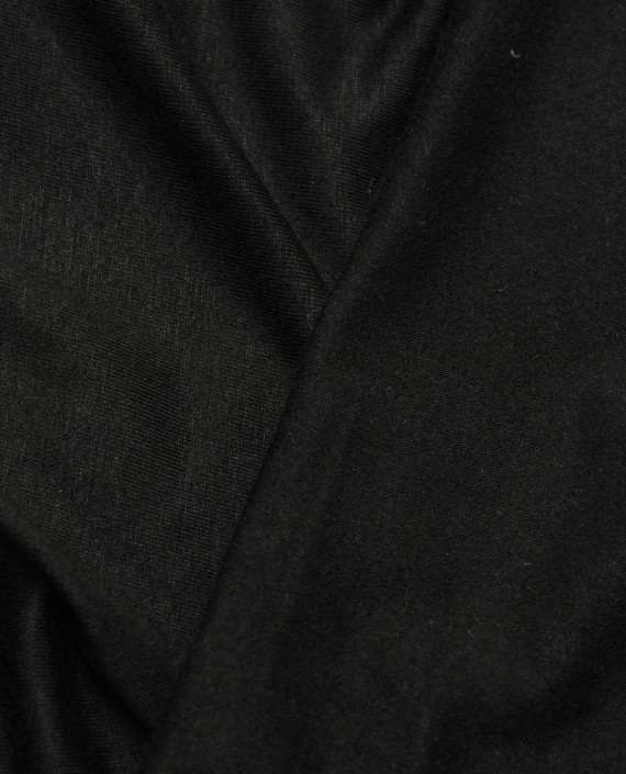 Ткань Трикотаж Хлопковый 1753 цвет черный картинка 1