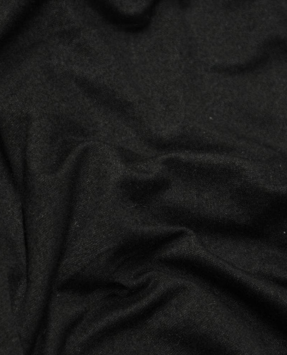 Ткань Трикотаж Хлопковый 1753 цвет черный картинка 2
