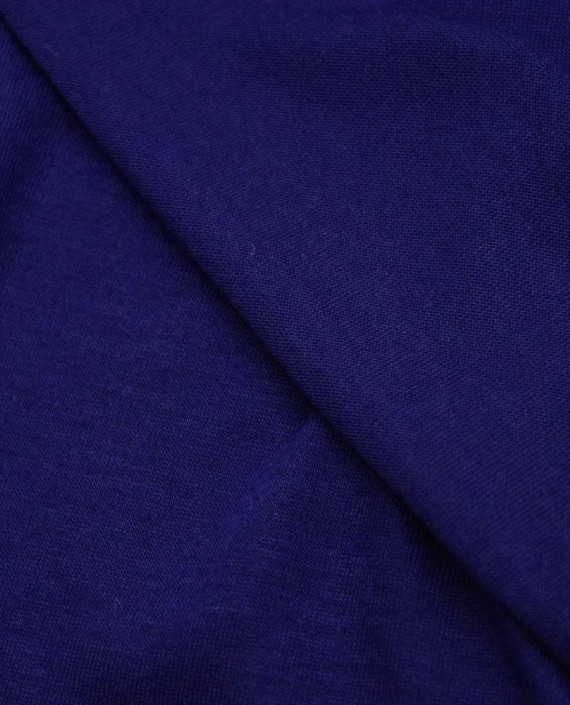Ткань Трикотаж Хлопковый 1775 цвет синий картинка 1