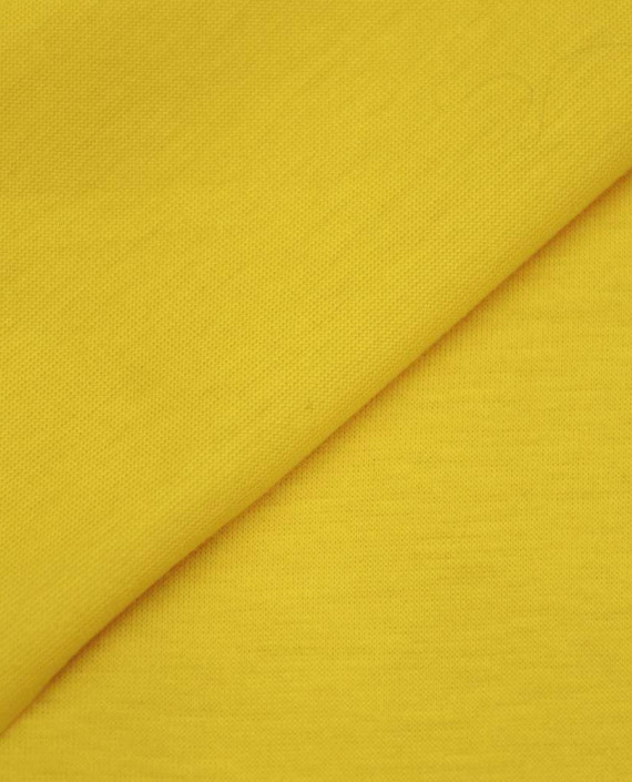 Ткань Трикотаж Хлопковый 1776 цвет желтый картинка 1