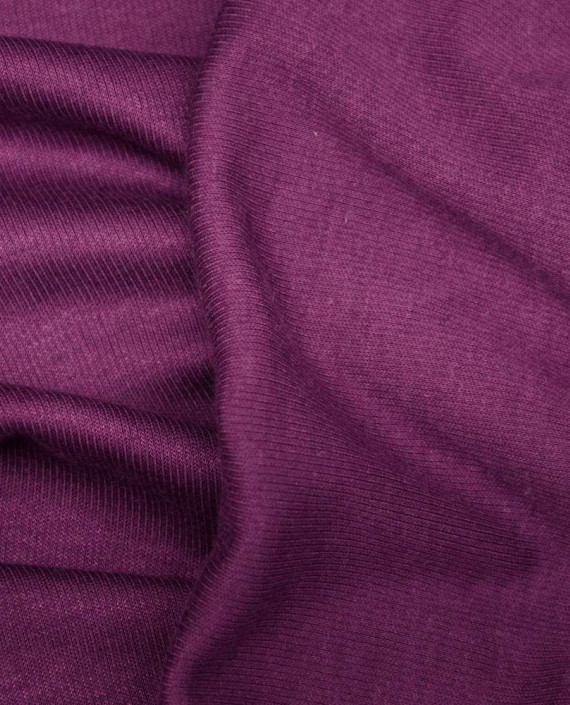 Ткань Трикотаж Хлопковый 1789 цвет фиолетовый картинка 1