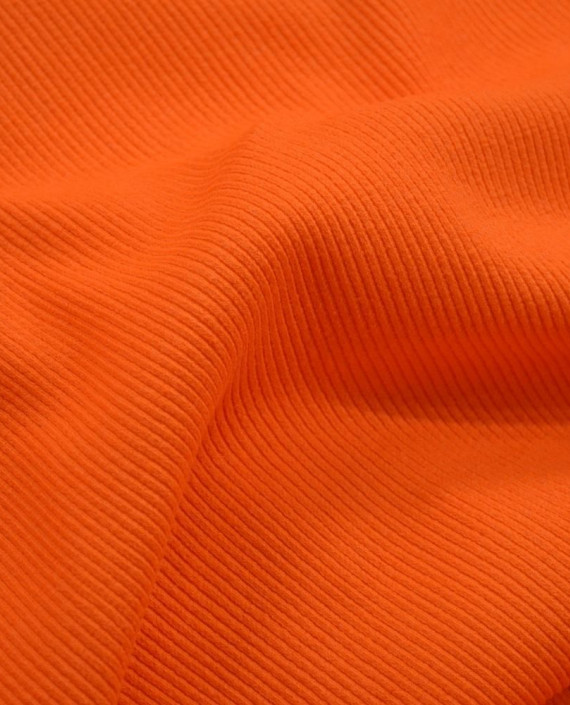 Ткань Трикотаж Хлопковый Чулок 1798 цвет оранжевый картинка 1