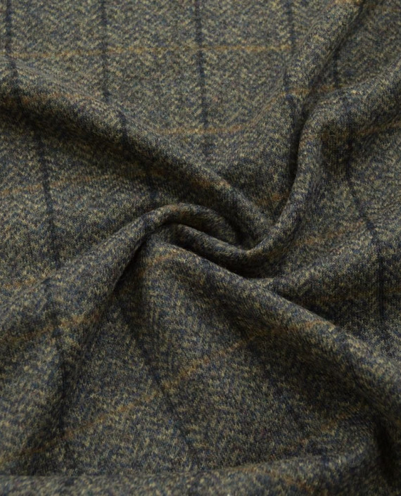 Ткань Трикотаж Шерстяной 1806 цвет серый в полоску картинка