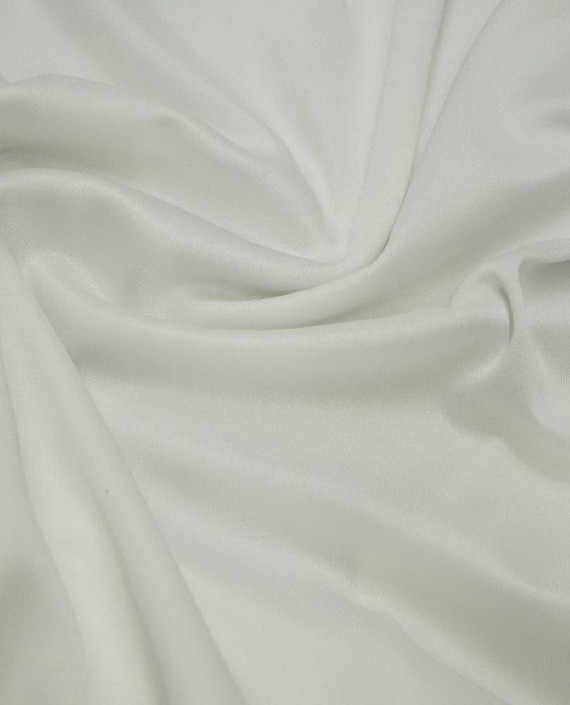 Ткань Трикотаж Полиэстер 1920 цвет белый картинка 1