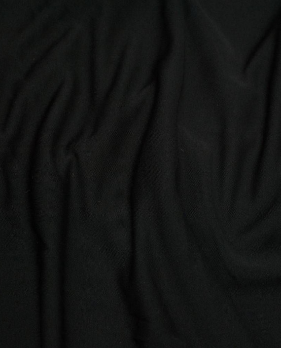 Ткань Трикотаж Полиэстер 1930 цвет черный картинка 2