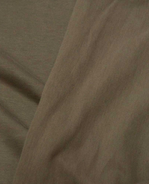 Ткань Трикотаж Хлопковый 1938 цвет коричневый картинка 1