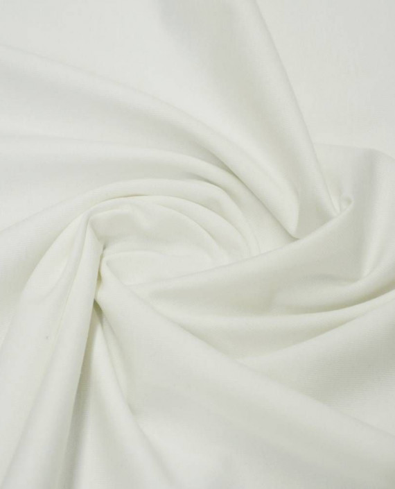 Ткань Трикотаж Хлопковый 1954 цвет белый картинка