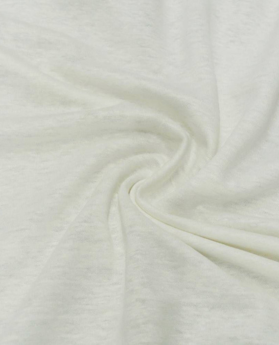 Ткань Трикотаж Льняной 1955 цвет белый картинка