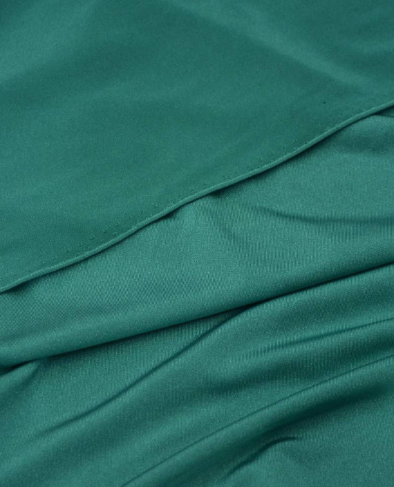 Ткань Трикотаж Полиэстер 1961 цвет зеленый картинка 2