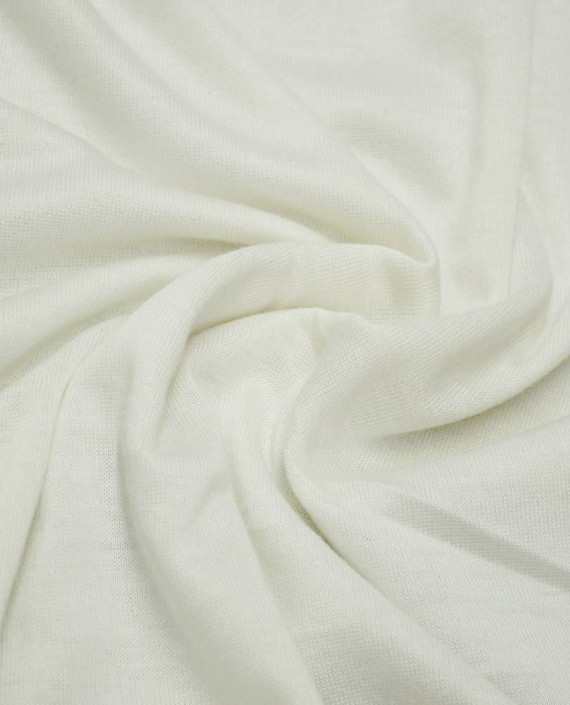 Ткань Трикотаж Вискозный 1972 цвет белый картинка