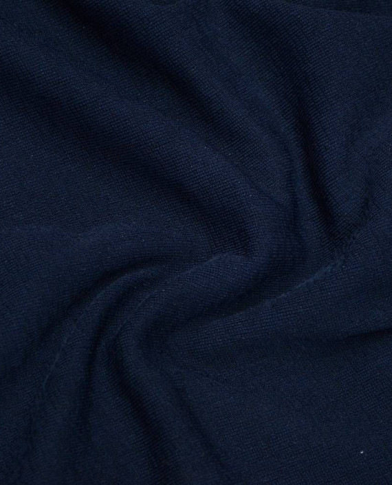 Последний отрез2.6m Ткань Трикотаж Полиэстер 11978 цвет синий картинка 1