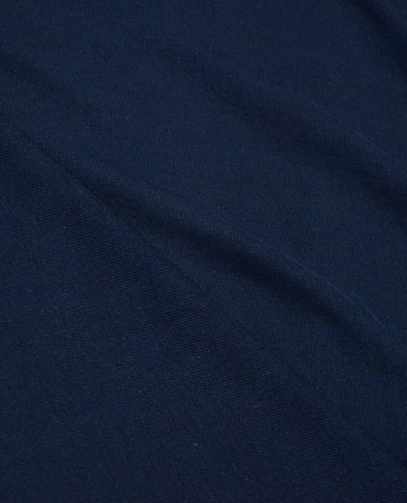 Последний отрез2.6m Ткань Трикотаж Полиэстер 11978 цвет синий картинка 2