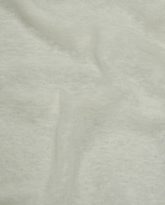 Ткань Трикотаж Льняной 1994 цвет белый картинка 2