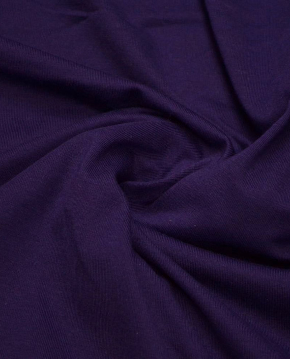 Ткань Трикотаж Хлопковый 2002 цвет фиолетовый картинка