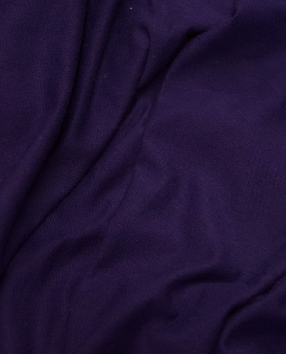 Ткань Трикотаж Хлопковый 2002 цвет фиолетовый картинка 2