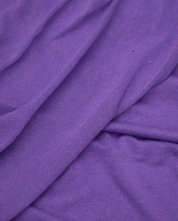 Ткань Трикотаж Хлопковый 2004 цвет фиолетовый картинка 1