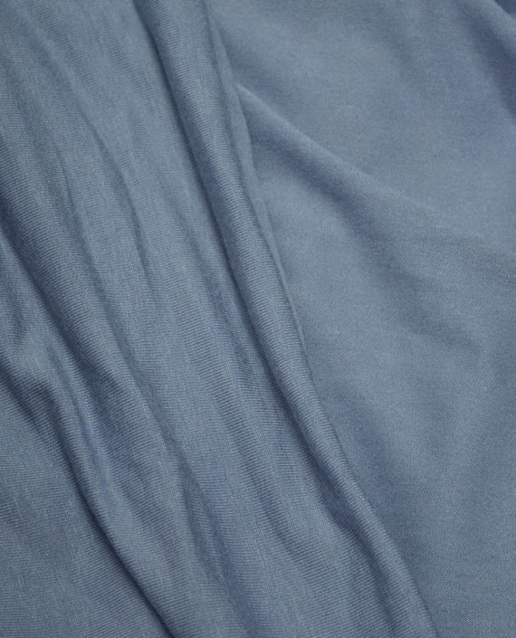 Ткань Трикотаж Вискозный 2006 цвет синий картинка 2