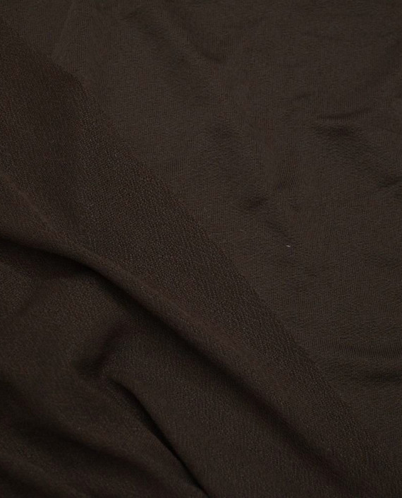 Ткань Трикотаж Полиэстер 2015 цвет коричневый картинка 1