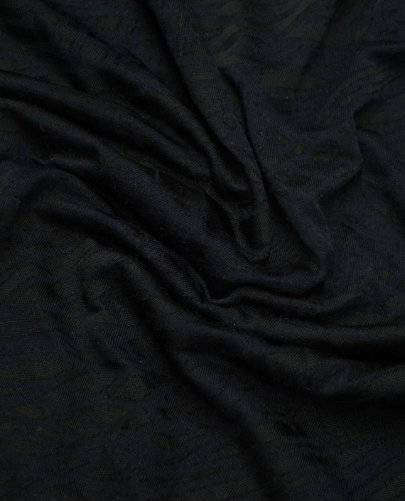 Ткань Трикотаж Хлопковый 2021 цвет черный картинка