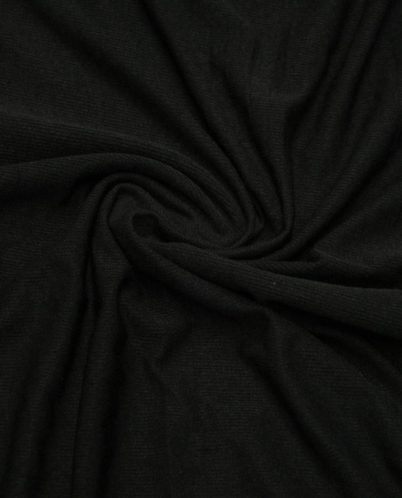 Ткань Трикотаж Полиэстер 2025 цвет черный картинка