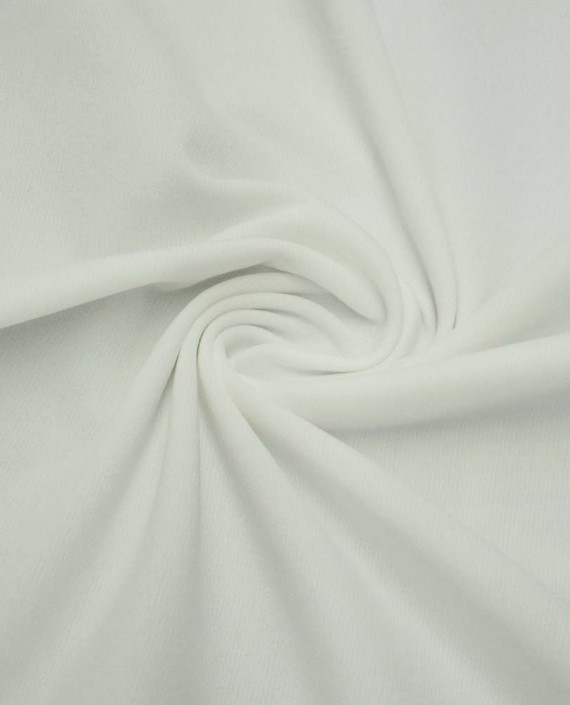 Ткань Трикотаж Полиэстер 2027 цвет белый картинка