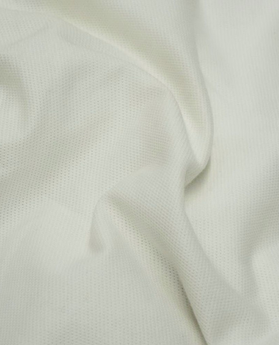 Ткань Трикотаж Хлопковый 2041 цвет белый картинка 2