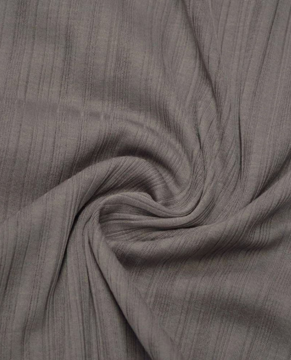 Ткань Трикотаж Вискозный 2048 цвет серый в полоску картинка