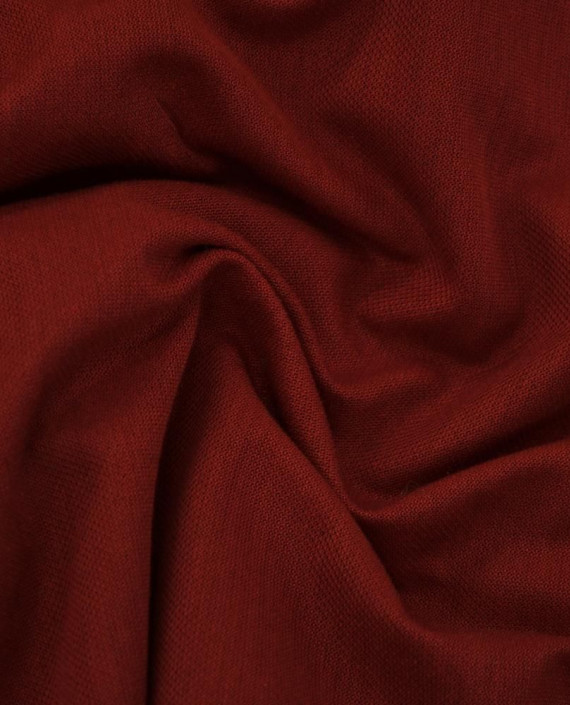 Ткань Трикотаж Хлопоковый Пике  2056 цвет бордовый картинка 2