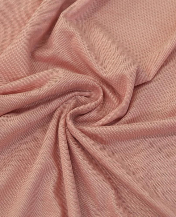 Ткань Трикотаж Хлопоковый Пике 2,4м 2066 цвет розовый картинка