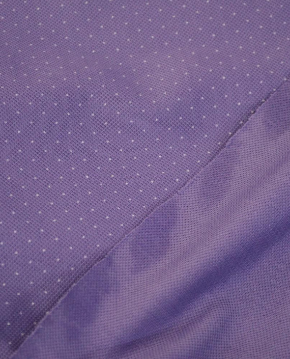 Ткань Трикотаж Хлопоковый Пике  2068 цвет фиолетовый картинка 1
